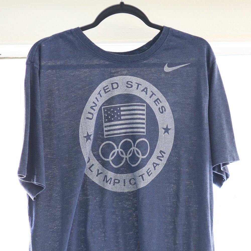 Nike United States Olympic Team Navy Blue XL The Nike Tee Atletic Cut